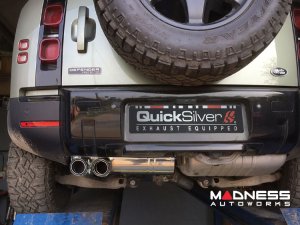 Land Rover Defender Performance Exhaust - Sound Architect - QuickSilver - D240
